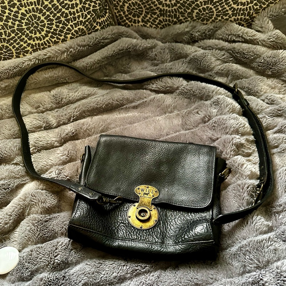 Will Leather Goods, Quinn Crossbody, Black